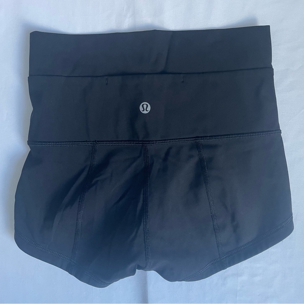lululemon athletica Women's Black Athletic Shorts